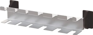 Uchwyt na wkrętaki SimplaClip szer. 390 x gł. 30 mm pasuje do płyt perforowanych