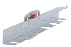 Uchwyt na wkrętaki szer. 390 x gł. 30 mm pasuje do płyt otworowych