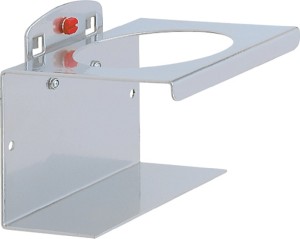 Uchwyt na puszkę 1-krotne szerokość 100 mm śred. 70 mm pasuje do płyt otworowych