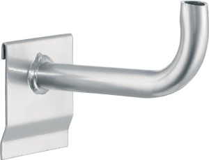 Uchwyt rurowy długość 160 mm stal, powlekana proszkowo pasuje do płyty szczelino