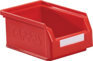 Skrzynka regałowa z ot. przednią częścią dł. 160 x szer. 105 x wys. 75 mm PE cze