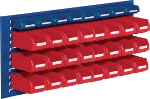 Zestaw skrzynek z otw. przednią częścią w. 450 x sz. 1000 x gł. 250 mm b.s./pol.