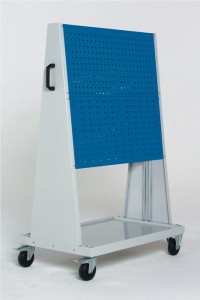 Wózek warsztatowy wys. 1600 x szer. 1000 x gł. 650 mm jasnoszary, RAL 7035 BOTT