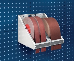 Uchwyt do rolki papieru ściernego szer. 315 x gł. 295 x wys. 250 mm szerokość ro