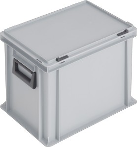 Walizka z tworzywa sztucznego dł. 400xszer.300xwys.333 mm PP 2 uchwyty zamknięci