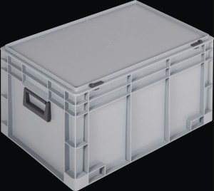 Walizka z tworzywa sztucznego dł.600xszer.400xwys.333 mm PP 2 uchwyty zamknięcie