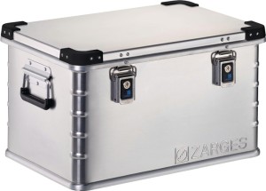 Skrzynia aluminiowa Mini Plus dł. 600 x szer. 400 x wys. 330 mm 60 l z zamkn. za