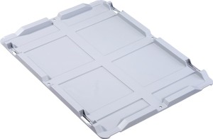 Pokrywa PP dł. 400 x szer. 300 mm szary do skrzynek transport. układanych ALLIT