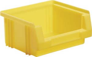 Skrz. reg. z otwartą przednią częścią PLK dł. 90 x szer. 102 x wys. 50 mm PP żół
