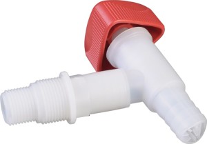 Kran do wylewania HDPE/LDPE R 1/2+R 3/4 cal. HÜNERSDORFF