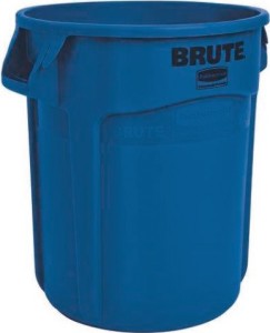 Pojemnik wielozadaniowy niebieski 76 l PE śred. zewn. 495 x w. 581 mm RUBBERMAID