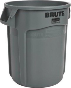 Pojemnik wielozadaniowy szary 76 l PE śred. zewn. 495 x w. 581 mm RUBBERMAID