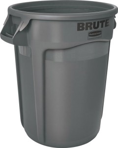 Pojemnik wielozadaniowy szary 121 l PE śred. zewn. 560 x w. 692 mm RUBBERMAID