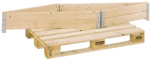 Rama nasadowa palet dł. 1200 x szer. 800 mm 4 zawiasy wysokość użytkowa 200 mm d