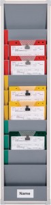 Tablica planer wys. 1282 x szer. 315 x gł. 78 mm pojedynczy segment z rolkami do