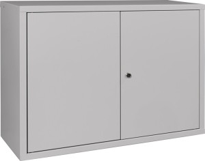 Szafka wisząca w.600 x sz.800 x gł.300 mm b.p., 1 pod. jasnoszary/jasnoszary bla