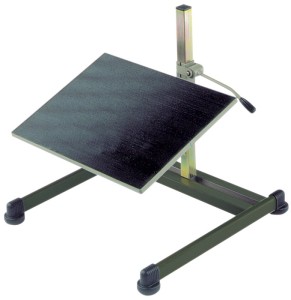 Podnóżek Basic czarny szer. 530 x gł. 520 x wys. 510 mm regulacja wysokości 65–4