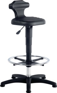Krzesło robocze Flex pianka integralna regulacja wys. siedz. 510‒780 mm z podnóż