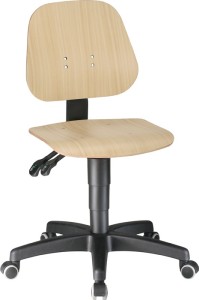 Krzesło robocze obrotowe Unitec kółka buk 440–620 mm BIMOS
