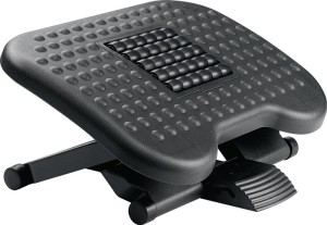 Podnóżek czarny szer.440 x gł.340 x wys.100 mm regulacja wys. 3-kr., 110/140/170
