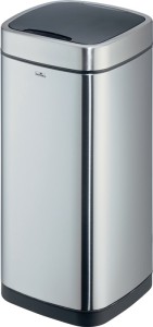 Kosz na odpady NO TOUCH 35L 35 l wys. 690 mm stal szlachetna / t. sz. srebrny me