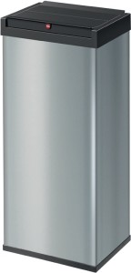 Pojemnik na odpady wys. 763 x szer. 339 x gł. 260 mm 52 l srebrny HAILO