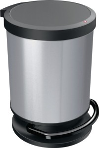 Kosz na odpady z pedałem PASO 20 l szer. 302 x wys. 432 mm tworzywo sztuczne sre