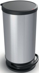 Kosz na odpady z pedałem PASO 30 l szer. 302 x wys. 592 mm tworzywo sztuczne sre