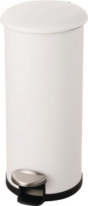 Kosz na odpady z pedałem Helit the zinc 20 l śred.239xwys.566 mm stal, powlekana