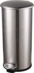 Kosz na odpady z pedałem Helit the zinc 12 l śred.211xwys.423 mm stal szlachetna