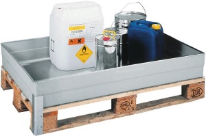 Wanna ociekowa 150 l GFK z kątownikami mocującymi dł. 1210 x szer. 810 x wys. 16