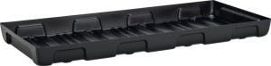 Wanna regałowa 44 l dł. 1295 x szer. 595 x wys. 95 mm polietylen CEMO