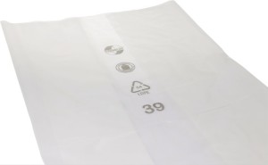 Worek z tworzywa sztucznego 950 l LD-PE przezroczysty 60 µm szer. 900/600 x dł.