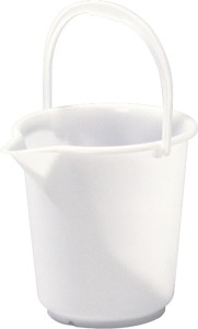 Wiadro 10,5 l polietylen HD naturalny ucho z tworzywa sztucznego śred. 286 mm wy