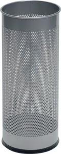Stojak do parasoli śred.260 mm x wys.620 mm metal srebrny metaliczny dziurkowana