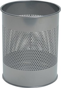 Kosz na papiery 15 l wys. 315 x śred. 260 mm z d.rastrem metal powlekany żywicą