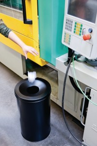 Pojemnik na odpady wys. 492 x śred. 315 mm 30 l czarny DURABLE