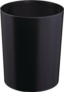 Kosz na papiery 13 l wys. 300 x śred. 245 mm t. zapalny tworzywo sztuczne czarny