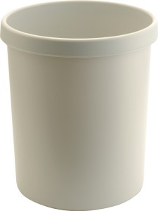 Kosz na papiery 30 l wys. 405 x śred. 350 mm z kr.chw. tworzywo sztuczne jasnosz