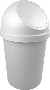 Pojemnik na odpady wys. 700 x śred. 403 mm 45 l jasnoszary HELIT