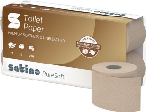 Papier toaletowy Satino PureSoft 66540 2-warstwowy 64 rolek po 250 listków = 16