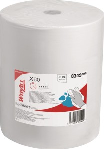 Czyściwo Wypall X60 8349 dł. ok. 380 mm x szer. ok. 420 mm biały 1-warstwowy 650