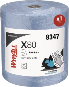 Czyściwo WypAll® X80 8347 dł. ok. 315 mm x szer. ok. 310 mm niebieski 1-warstwow