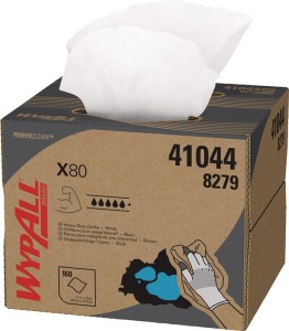 Czyściwo WypAll® X80 8279 dł. ok. 424 mm x szer. ok. 282 mm biały 1-warstwowy pu