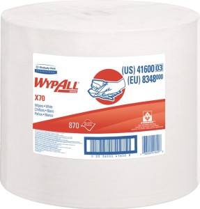 Ścierka do czyszczenia WypAll® X70 8348 dł. ok. 315 mm x szer. ok. 310 mm biały