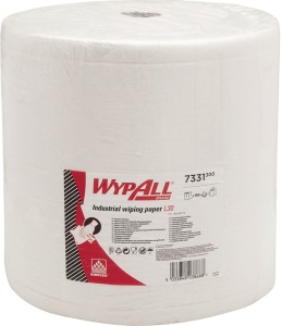 Czyściwo WYPALL L30 7331 dł. ok. 380 mm x szer. ok. 370 mm biały 3-warstwowy 100