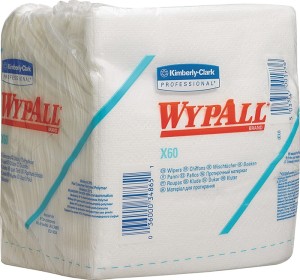 Czyściwo WYPALL X60 6034 dł. ok. 310 mm x szer. ok. 320 mm biały 1-warstwowy 12