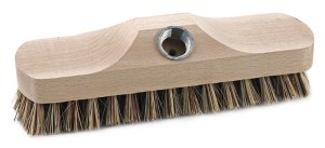 Szczotka do szorowania szczecina Union długość 220 mm drewniany korpus z gwintem