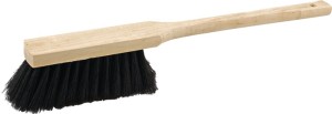 Zmiotka ręczna drobne włosie sztuczne długość 450 mm tylna część z drewna SOREX
