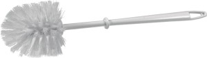 Szczotka do WC tw. szt. biała bez el. do czyszcz. kraw. śred. 90 mm SOREX